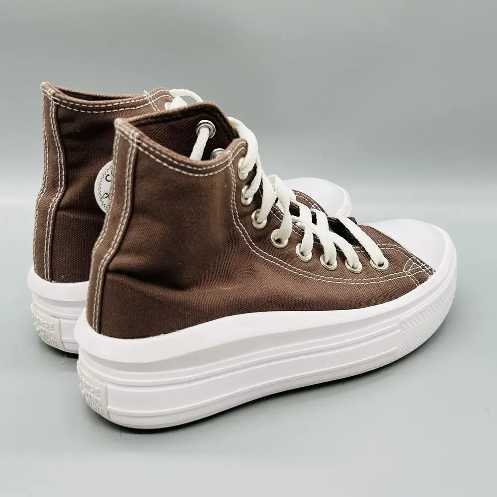 Converse Shoes Womens 6 Brown Chuck Taylor All Star 2 High Top Platform Sneakers